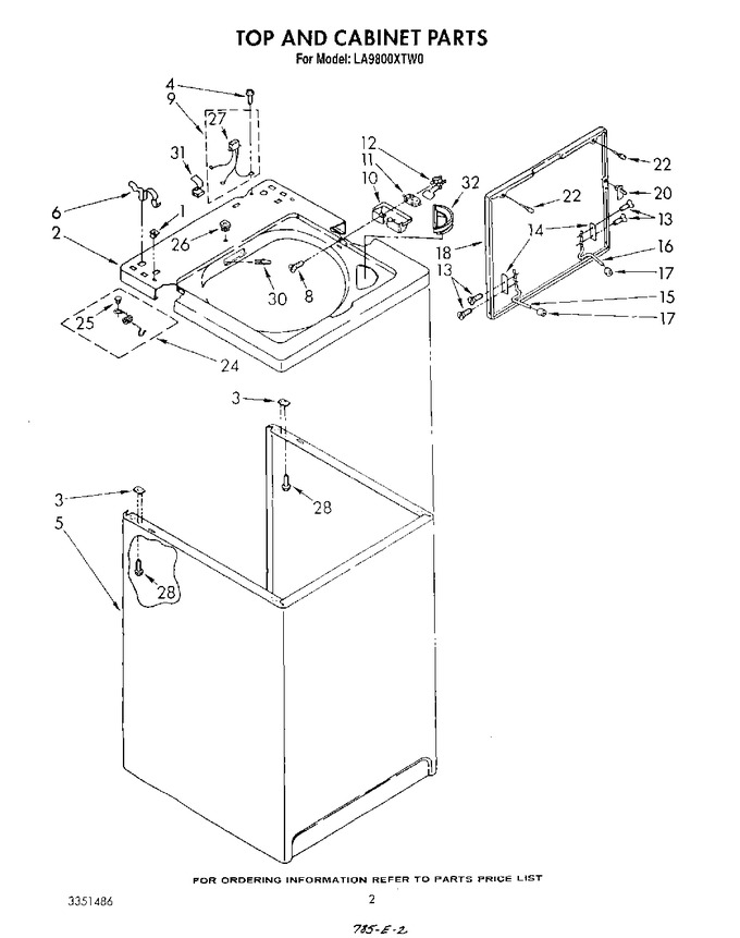 Diagram for LA9800XTF0