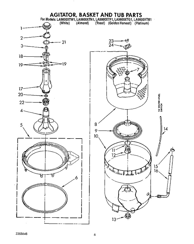 Diagram for LA9800XTM1