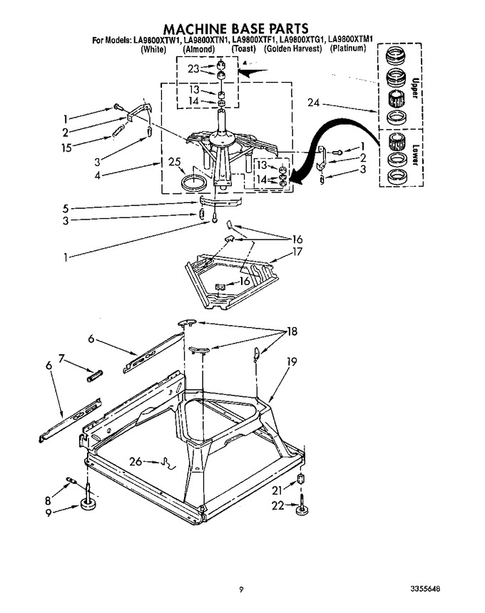 Diagram for LA9800XTM1