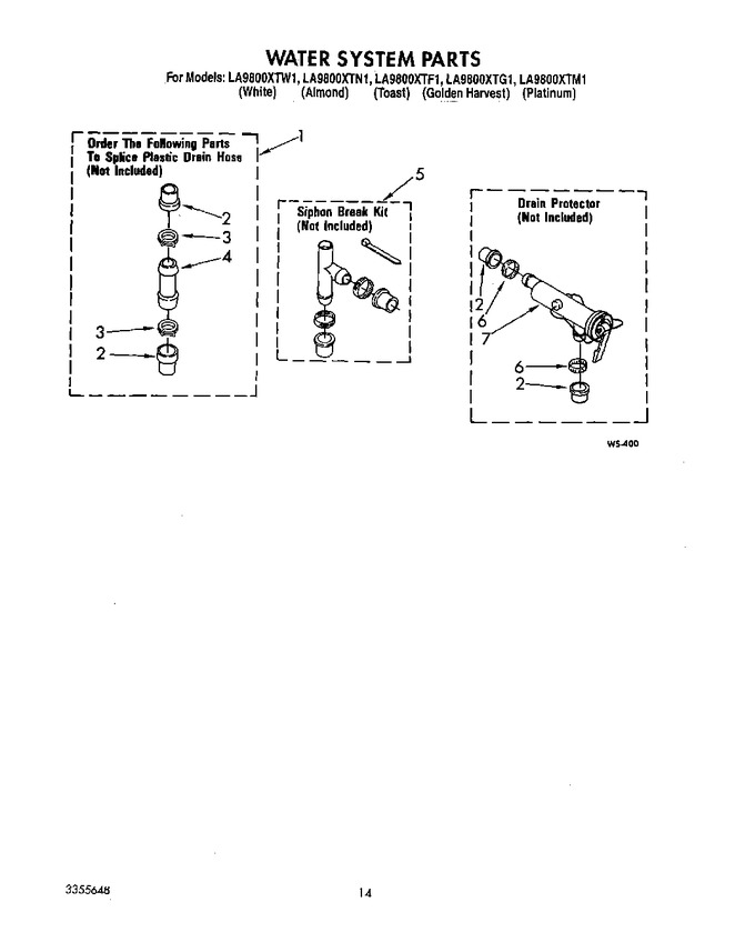 Diagram for LA9800XTF1