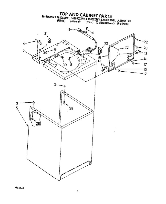 Diagram for LA9800XTF1