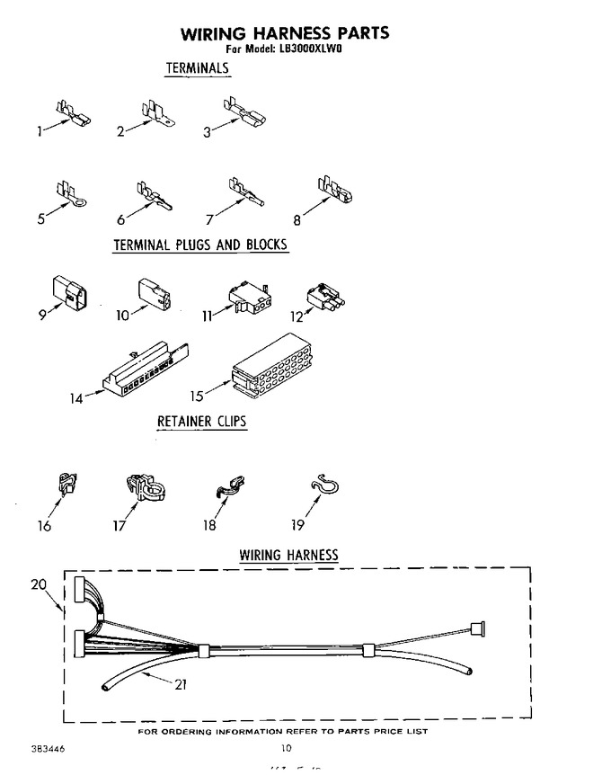 Diagram for LB3000XLW0