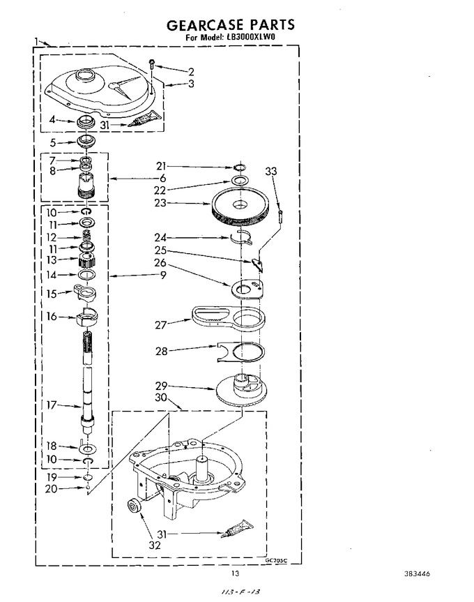 Diagram for LB3000XLW0