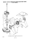 Diagram for 06 - Brake, Clutch, Gearcase, Motor And Pump