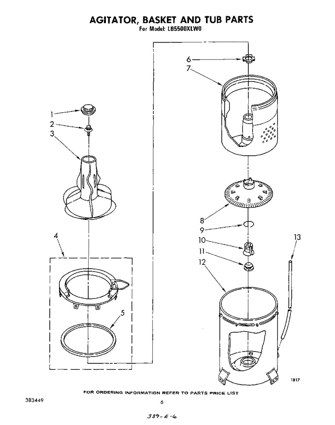 Diagram for LB5500XLW0