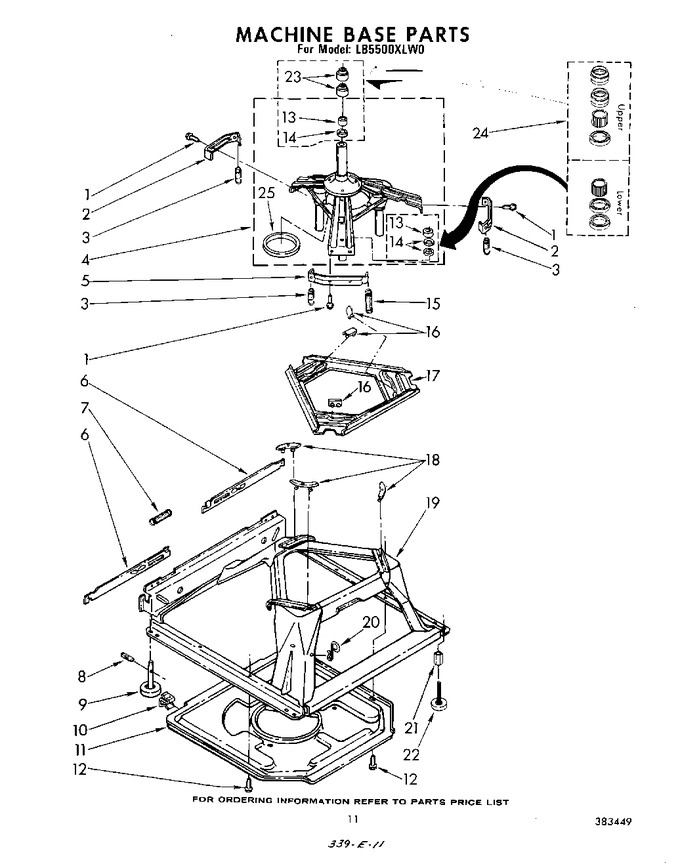Diagram for LB5500XLW0