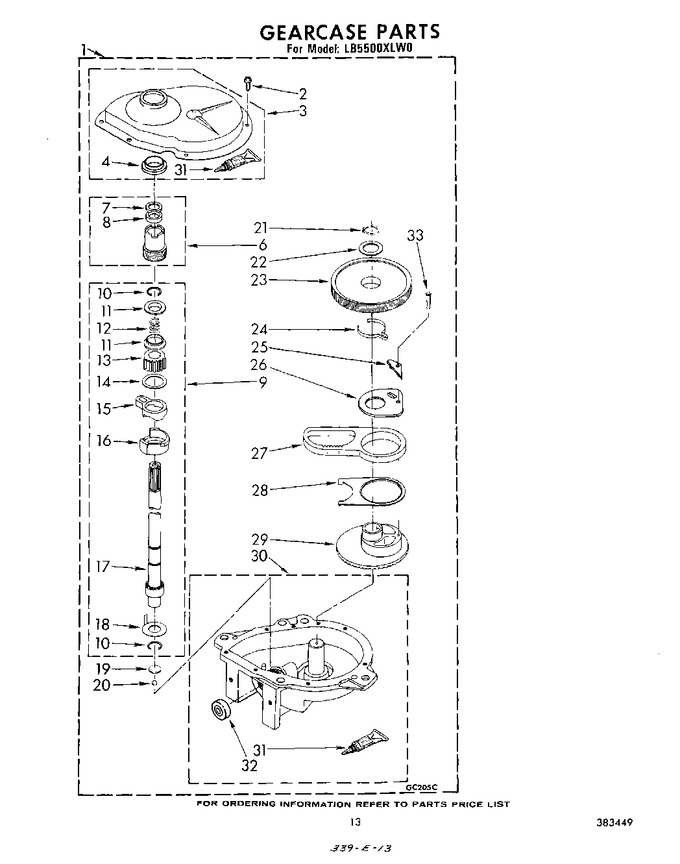 Diagram for LB5500XLW0