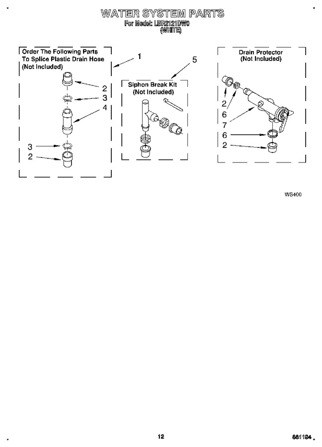 Diagram for LBR2121DW0