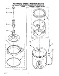 Diagram for 04 - Agitator, Basket And Tub