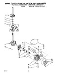 Diagram for 06 - Brake, Clutch, Gearcase, Motor And Pump