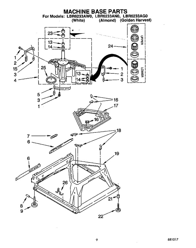 Diagram for LBR6233AW0