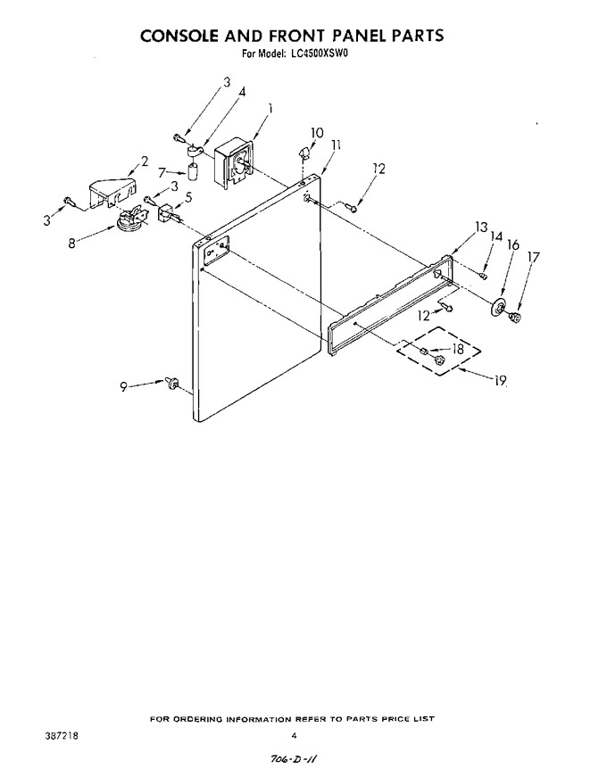 Diagram for LC4500XSW0