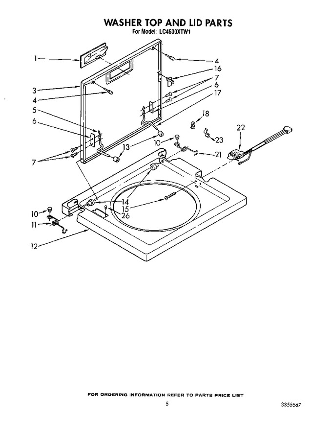 Diagram for LC4500XTW1