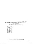 Diagram for 03 - Optional Stationary Feet Conversion