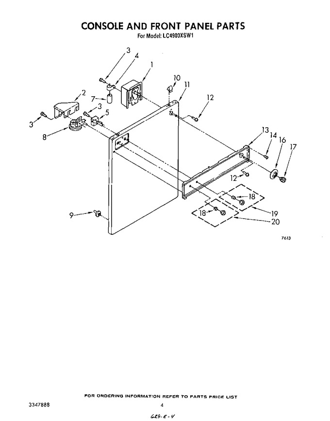 Diagram for LC4900XSW1