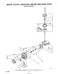 Diagram for 09 - Brake, Clutch, Gearcase, Motor And Pump