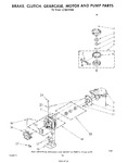 Diagram for 09 - Brake, Clutch, Gearcase, Motor And Pump
