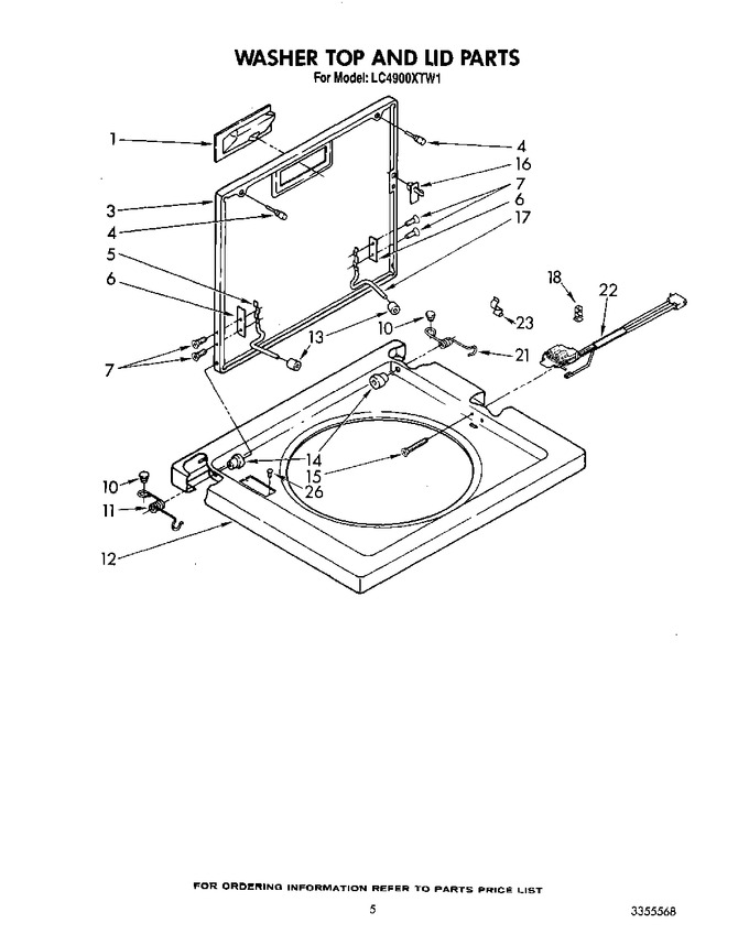 Diagram for LC4900XTW1
