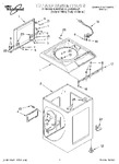 Diagram for 01 - Top And Cabinet