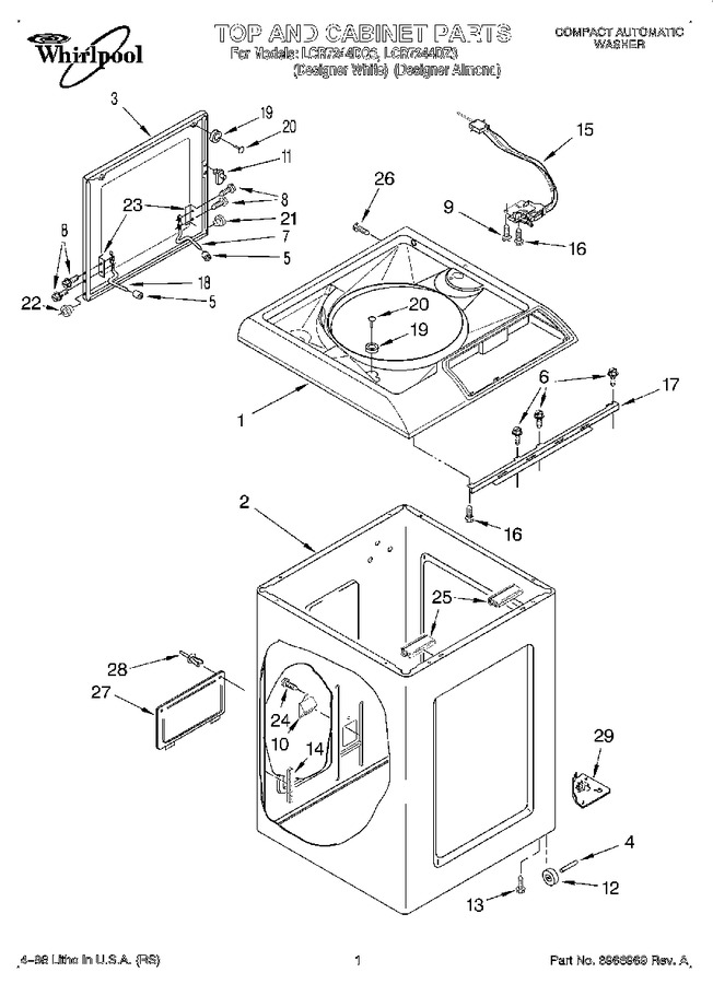 Diagram for LCR7244DZ3