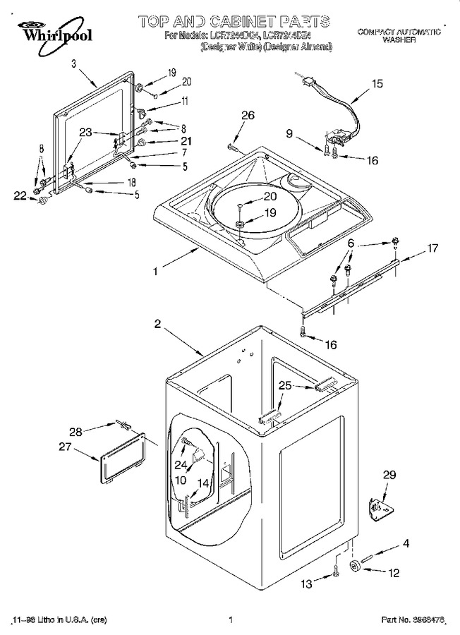 Diagram for LCR7244DQ4