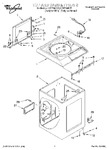 Diagram for 01 - Top And Cabinet