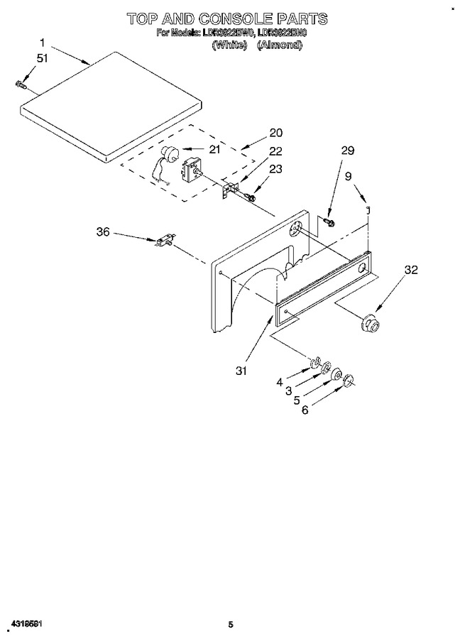 Diagram for LDR3822BW0