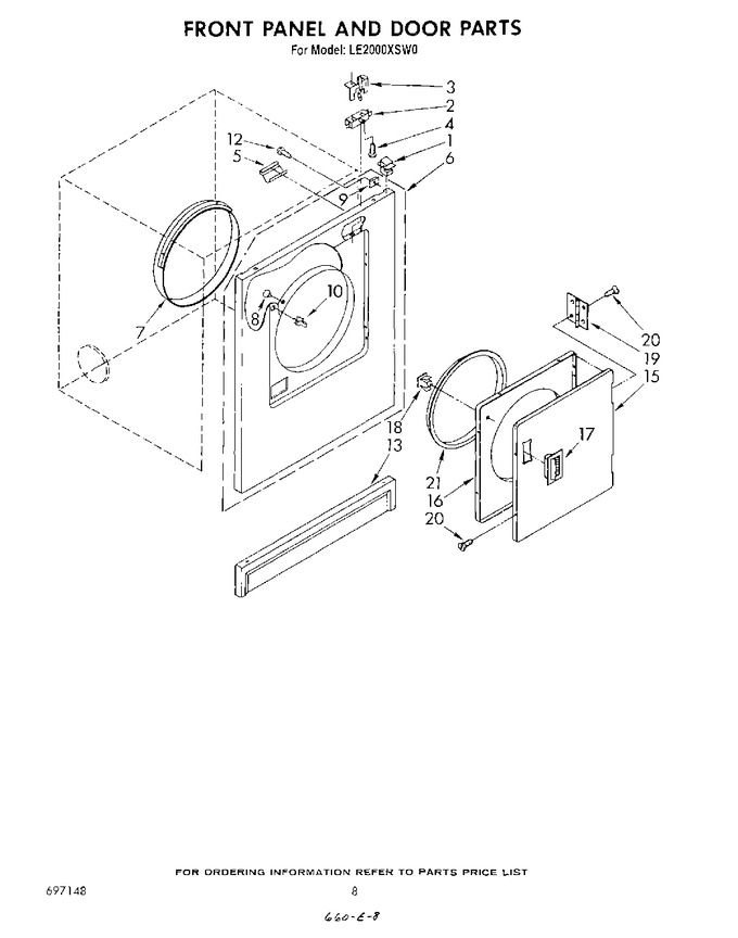 Diagram for LE2000XSW0