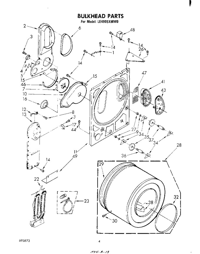 Diagram for LE4905XMW0
