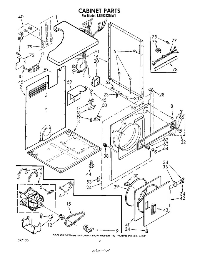 Diagram for LE4935XMW1