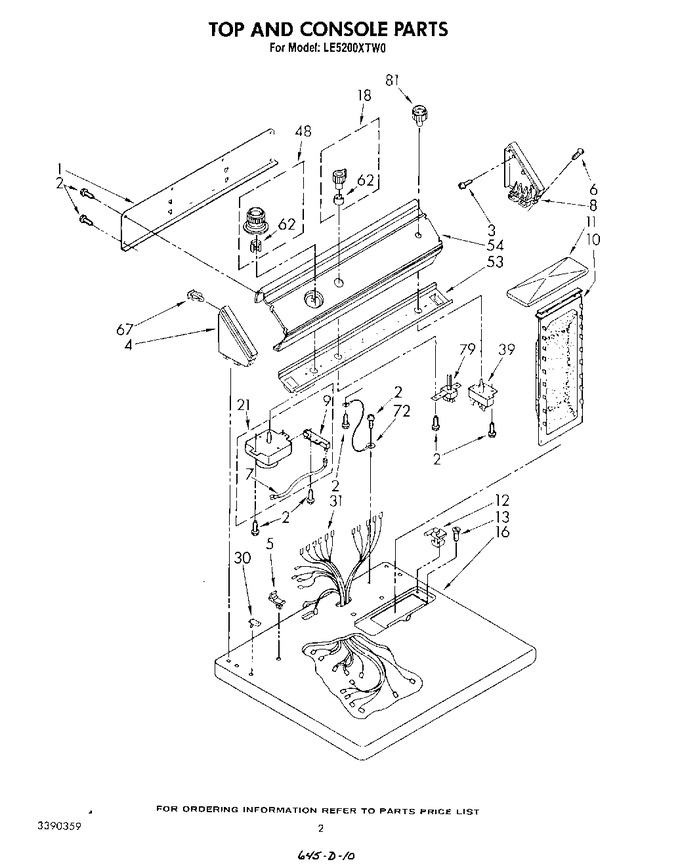 Diagram for LE5200XTM0