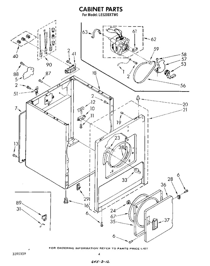 Diagram for LE5200XTM0