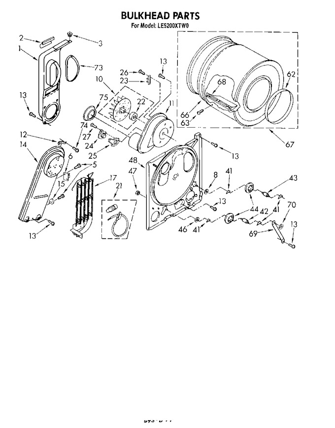 Diagram for LE5200XTM0
