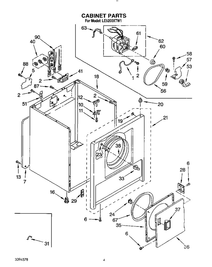 Diagram for LE5200XTN1