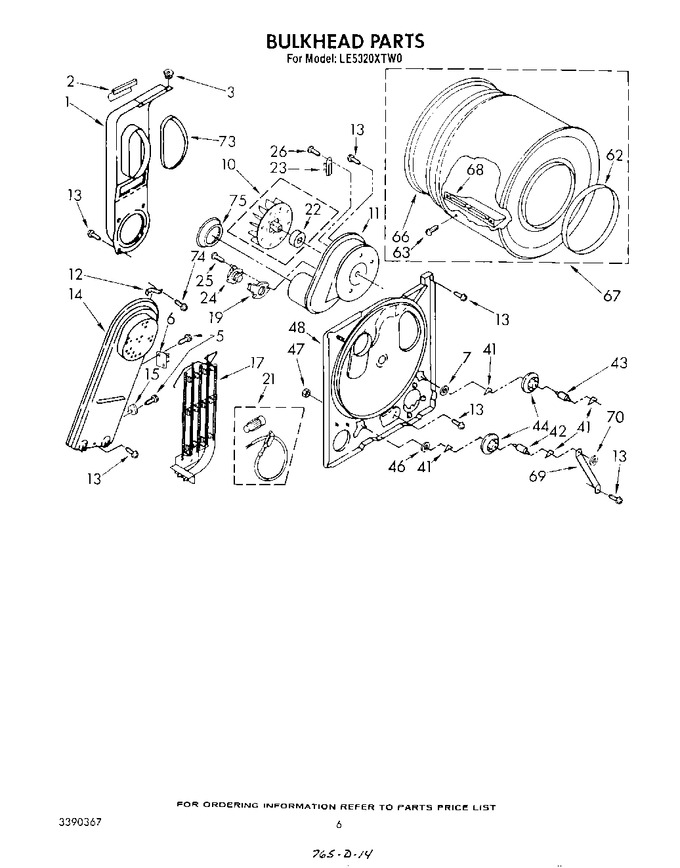 Diagram for LE5320XTG0