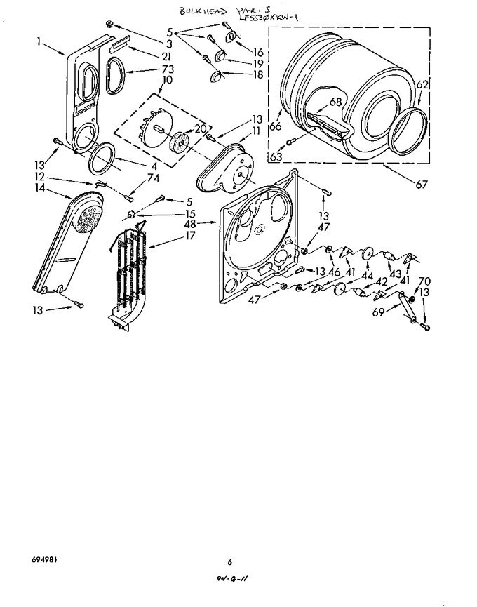 Diagram for LE5530XKW1