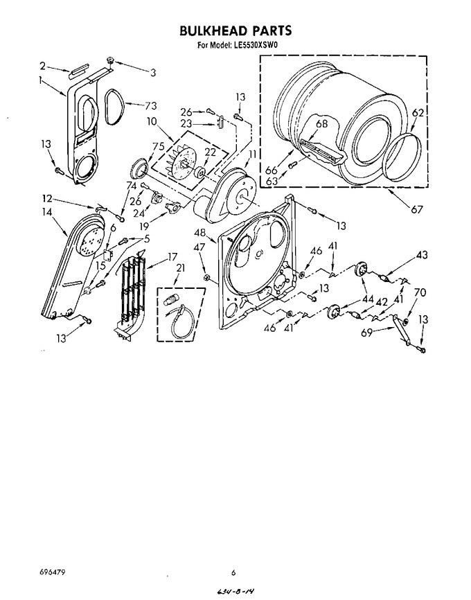 Diagram for LE5530XSW0