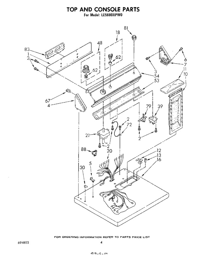 Diagram for LE5600XPW0