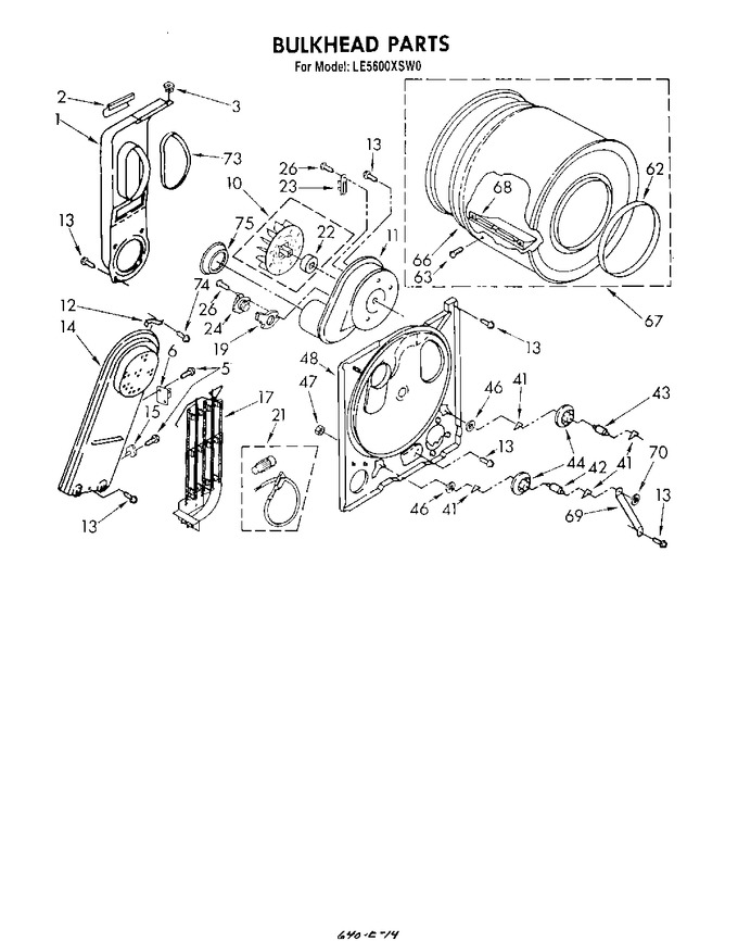 Diagram for LE5600XSW0