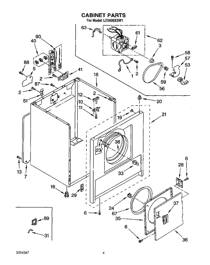 Diagram for LE5600XSW1