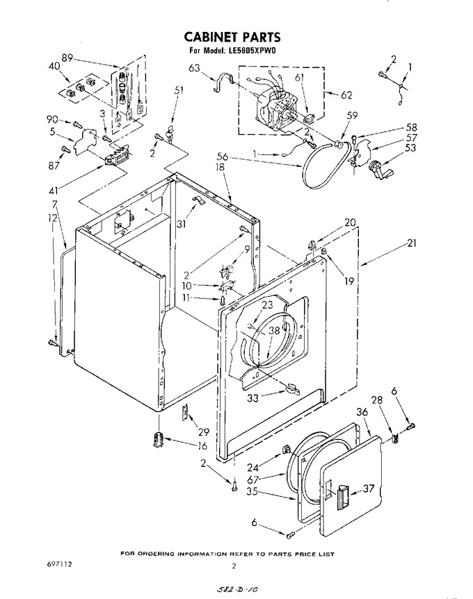 Diagram for LE5605XPW0