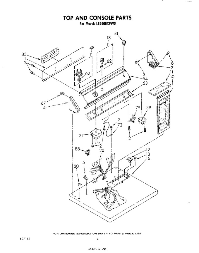 Diagram for LE5605XPW0