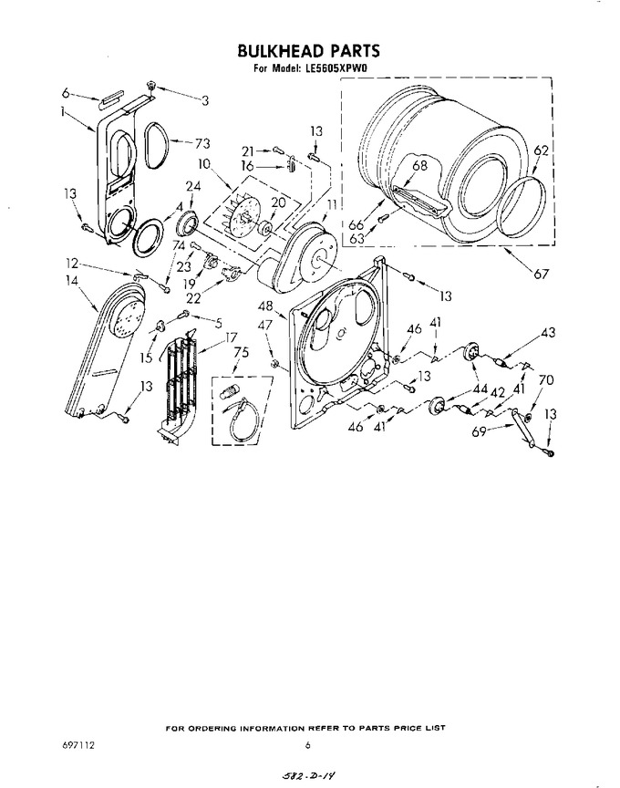 Diagram for LE5605XPW0