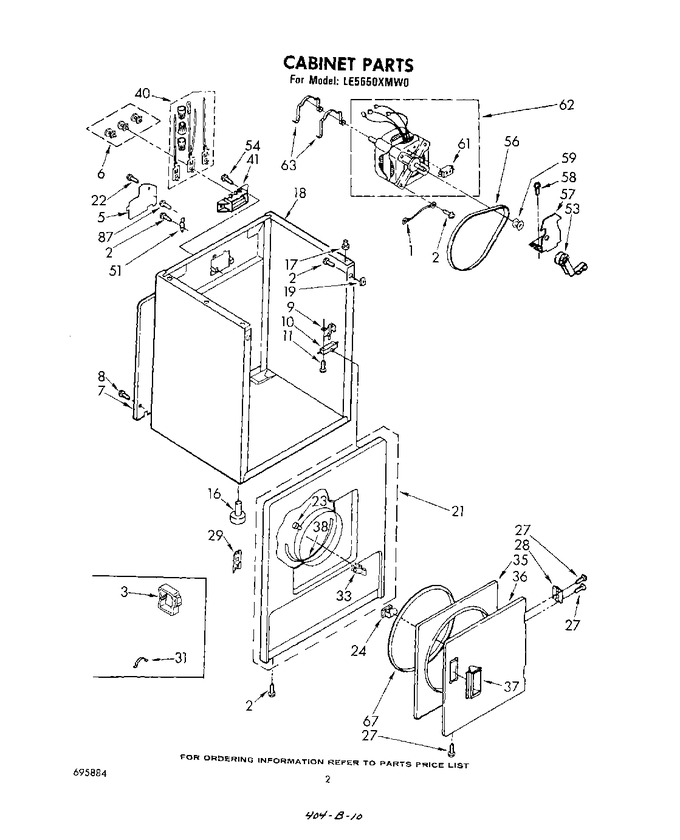 Diagram for LE5650XMW0