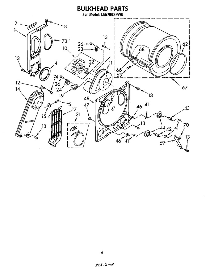 Diagram for LE5700XPW0