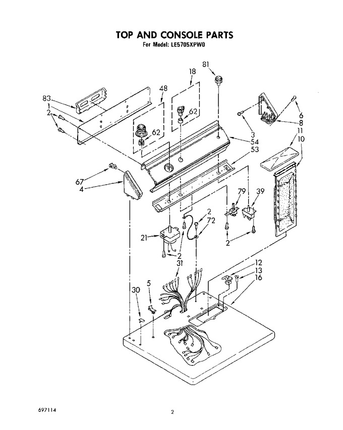 Diagram for LE5705XPW0
