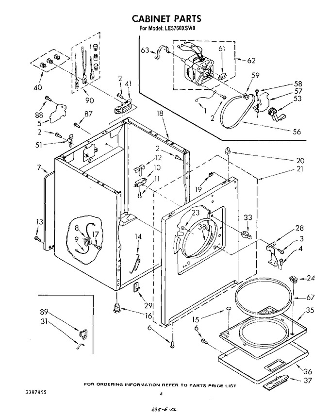 Diagram for LE5760XSW0