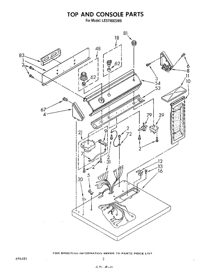Diagram for LE5790XSW0