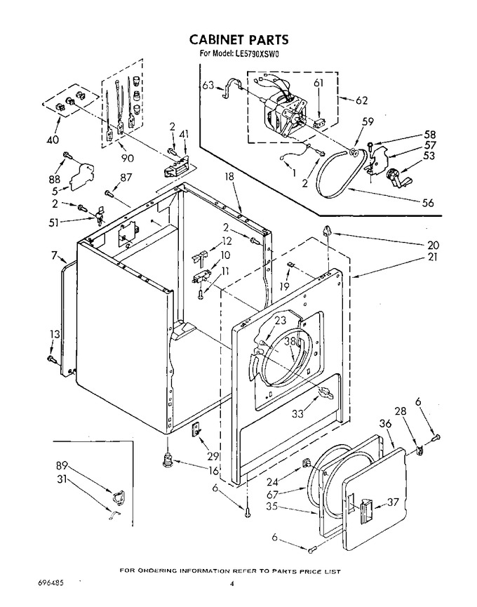 Diagram for LE5790XSW0