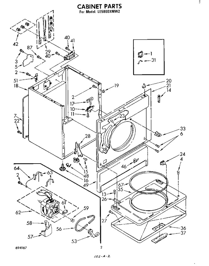 Diagram for LE5800XMW2